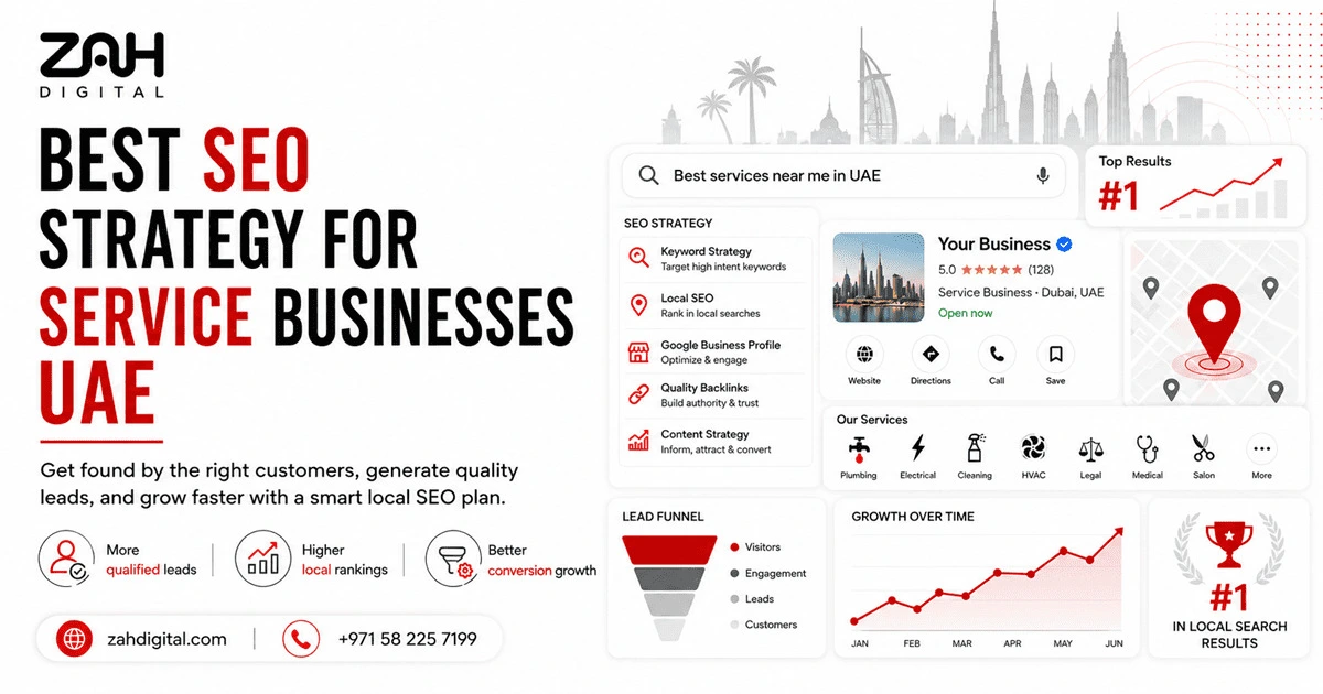 Best SEO Strategy for Service-Based Businesses in UAE