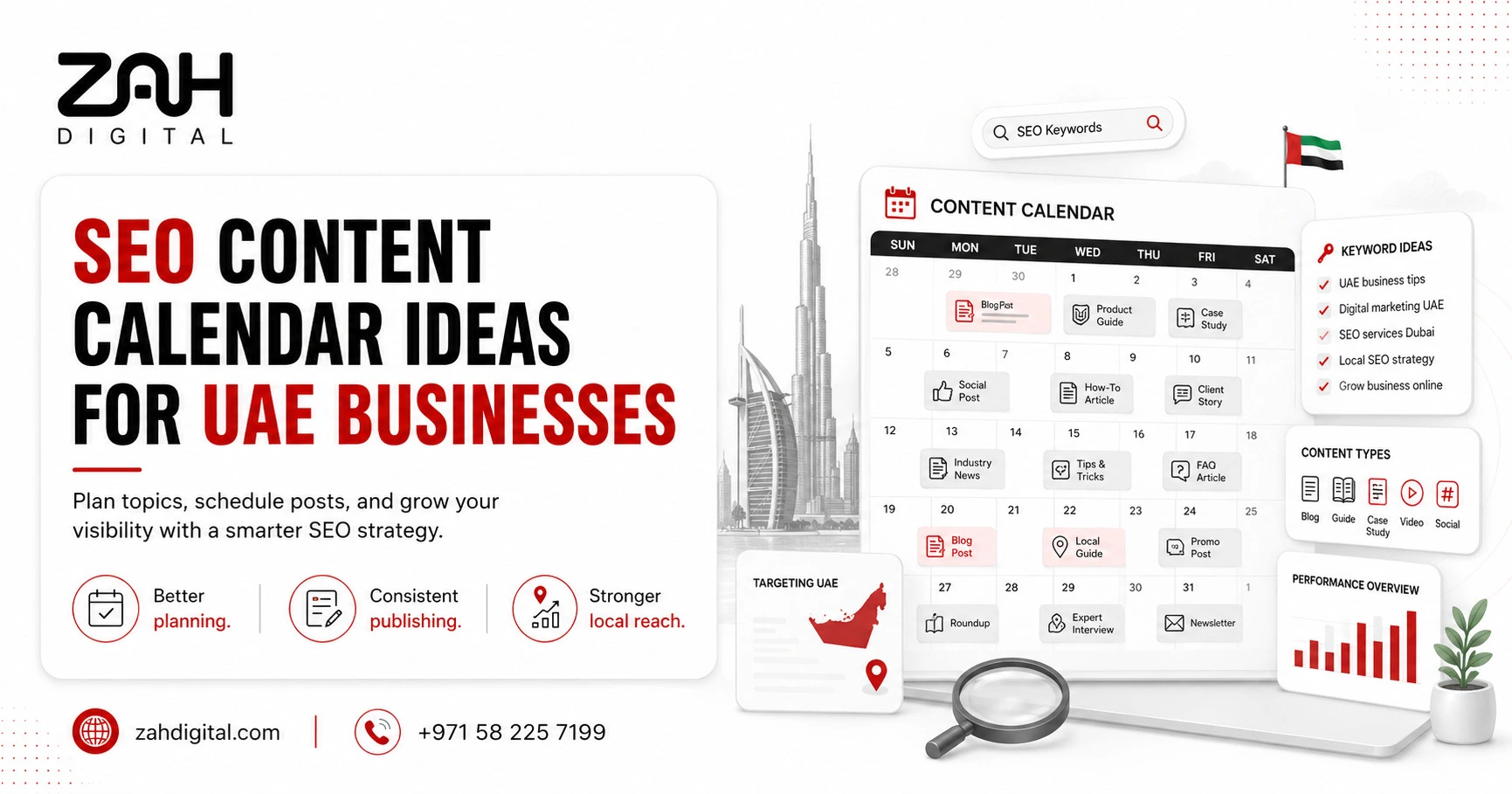 SEO Content Calendar Ideas for UAE Businesses